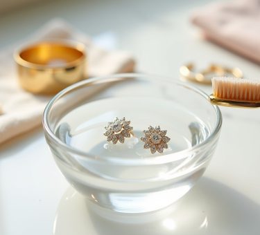 Diamond Earring cleaning