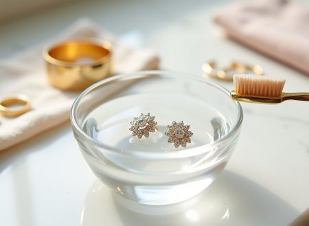 Diamond Earring cleaning